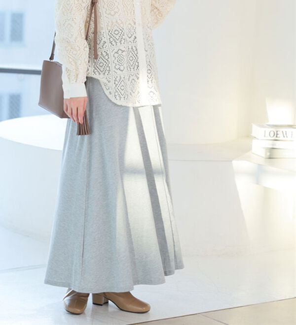 A HAPPY MARILYN（アハッピーマリリン）の「【Ｌ～８Ｌ】選べる身長別＆デザイン　ゆるっと楽ちん　ミニ裏毛　フレアスカート＆ワイドパンツ（ワイドパンツ・ガウチョ）」｜詳細画像