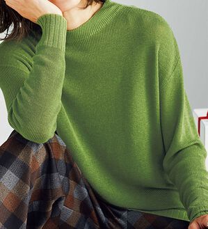 BELLUNA（ベルーナ）の「日常を贅沢に！シルクカシミヤセーター（ニット・セーター）」｜詳細画像