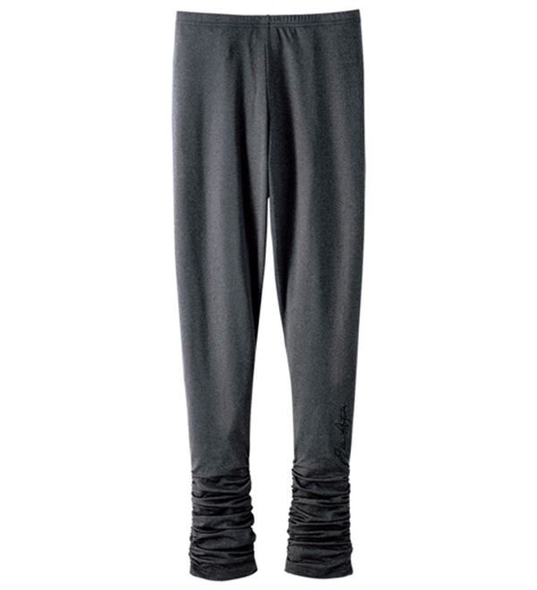 BELLUNA（ベルーナ）の「＜ＥＬＬＥ　Ａｃｔｉｖｅ＞なめらか起毛裾くしゅレギンスパンツ（スパッツ・レギンス）」｜詳細画像