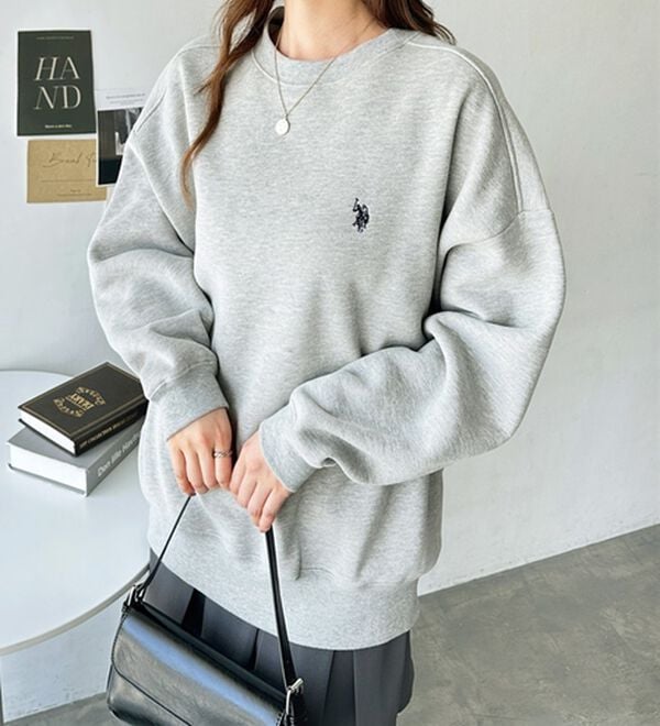 GeeRA（ジーラ）の「【U.S. POLO ASSN.】表ピーチ裏起毛スウェット（トレーナー・スウェット）」｜詳細画像