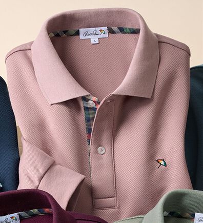 「＜アーノルド　パーマー＞ワンポイント裏起毛ポロシャツ（メンズポロシャツ）」