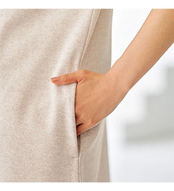 BELLUNA（ベルーナ）の「ウール調素材キーネックワンピース（その他ワンピース）」｜詳細画像