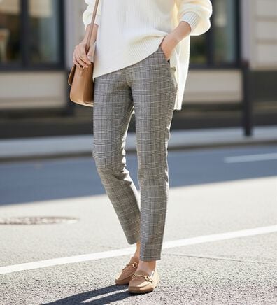 BELLUNA（ベルーナ）の「美脚ストレッチ裏起毛パンツ（フルレングスパンツ）」