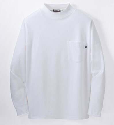 「肌側しっとりなめらか吸湿発熱ハイネック（メンズＴシャツ）」