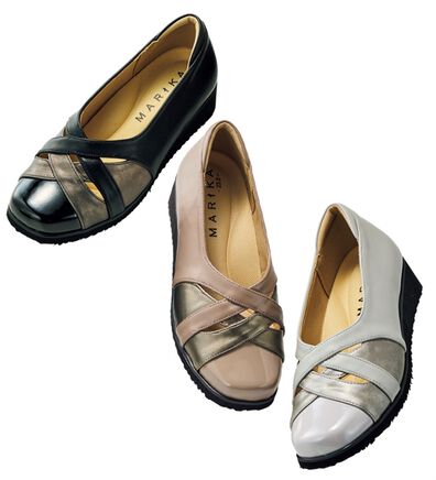 BELLUNA（ベルーナ）の「５Ｅクロスデザイン配色パンプス（パンプス）」