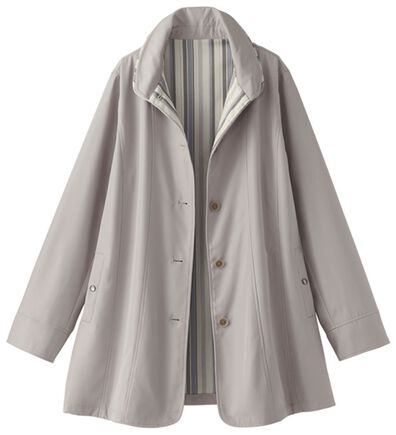 BELLUNA（ベルーナ）の「花粉対策！裏ストライプボンディングコート（ハーフコート）」