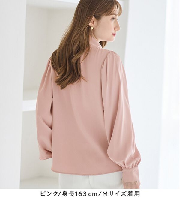 alotta（アロッタ）の「ボウタイデザインブラウス（ブラウス）」｜詳細画像