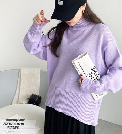 GeeRA（ジーラ）の「バックスリットニットトップス（ニット・セーター）」