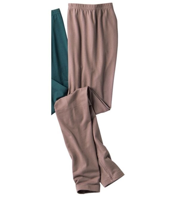 「こっそり足首あたためボトム（肌着・インナーウェア）」｜ローズグレー