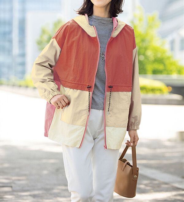 ルフラン（ルフラン）の「お散歩に便利な配色ジャケット（その他ジャケット）」｜詳細画像