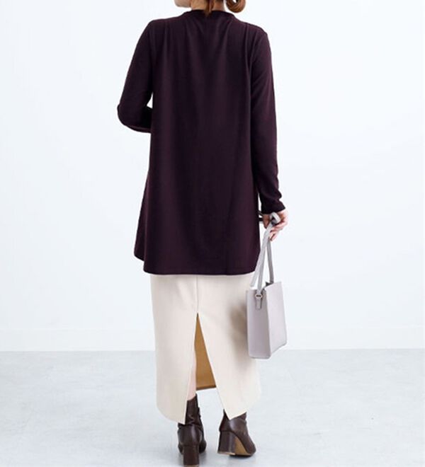 BELLUNA（ベルーナ）の「ボトルネック裾ボタンデザインチュニック（チュニック）」｜詳細画像