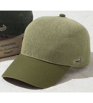 「＜クロコダイル＞ムレにくく快適！サーモニットハット（メンズ帽子）」｜キャップカーキ