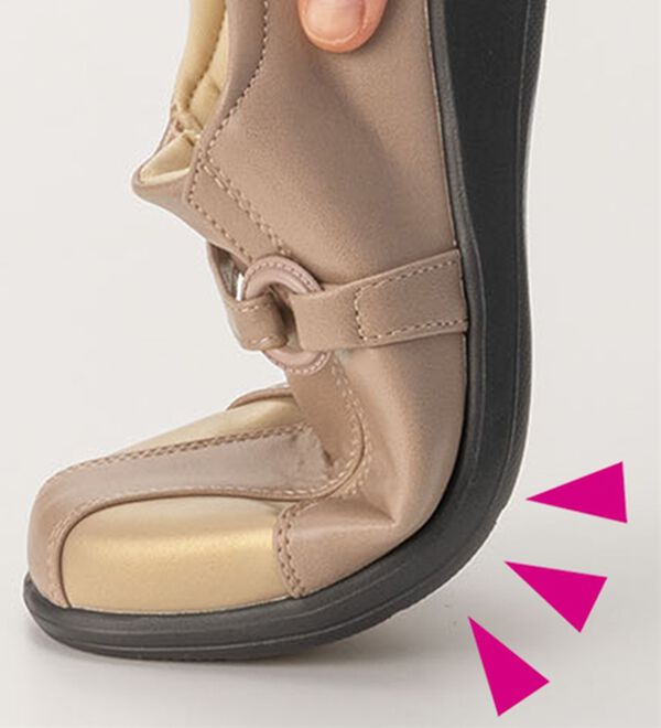 ルフラン（ルフラン）の「＜タビバキ＞配色ベルトデザインシューズ（フラットシューズ）」｜詳細画像