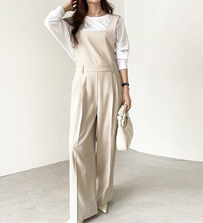 GeeRA（ジーラ）の「バックデザインサロペット（オールインワン）」