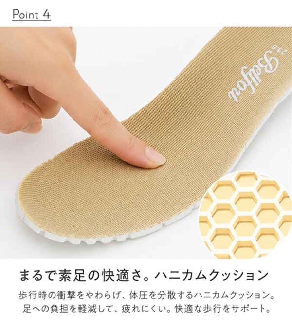 BELLUNA（ベルーナ）の「軽量ニットエアソールデザインスニーカー（スニーカー）」｜詳細画像