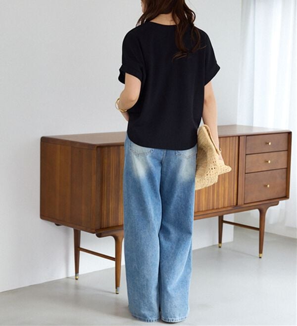 alotta（アロッタ）の「ジップ使いドルマンブラウス（ブラウス）」｜詳細画像