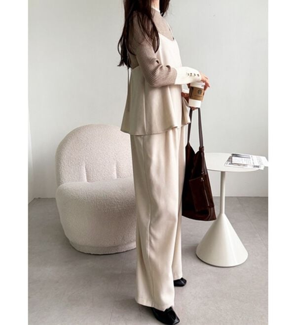 GeeRA（ジーラ）の「セットアップ風キャミソールサロペット（オールインワン）」｜詳細画像