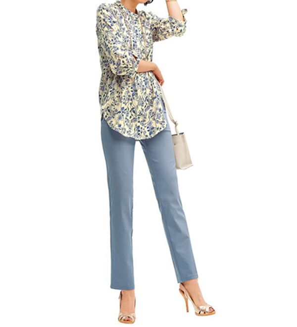 BELLUNA（ベルーナ）の「＜ベルクリーン＞抗菌防臭冷感ストレッチ美脚パンツ（フルレングスパンツ）」｜詳細画像