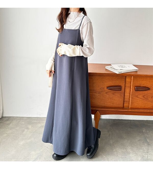 GeeRA（ジーラ）の「異素材ドッキング配色メロープルオーバー（カットソー）」｜詳細画像