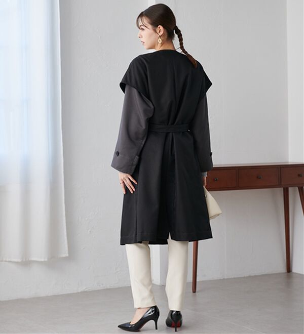 RANAN（ラナン）の「【2点セット】マルチウェイレイヤードコート（ロングコート）」｜詳細画像