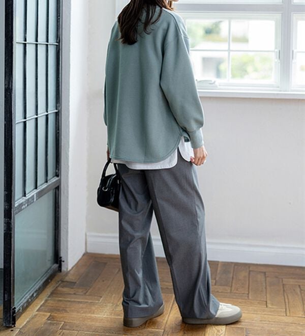 BELLUNA（ベルーナ）の「あったかキレイ！大人のこだわりトレーナー（トレーナー・スウェット）」｜詳細画像