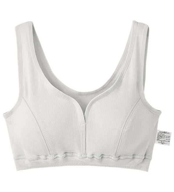 LAVIENNE（ラヴィエンヌ）の「綿１００％オーガニックコットンハーフトップブラ・リブショーツ（別売）（ブラジャー）」｜詳細画像