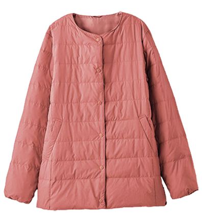 BELLUNA（ベルーナ）の「フレンチダウン使いノーカラージャケット（ショートコート）」