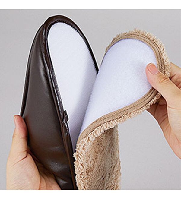 BELLUNA（ベルーナ）の「洗い替えモップ付オールシーズンスリッパ（スリッパ・ルームシューズ）」｜詳細画像