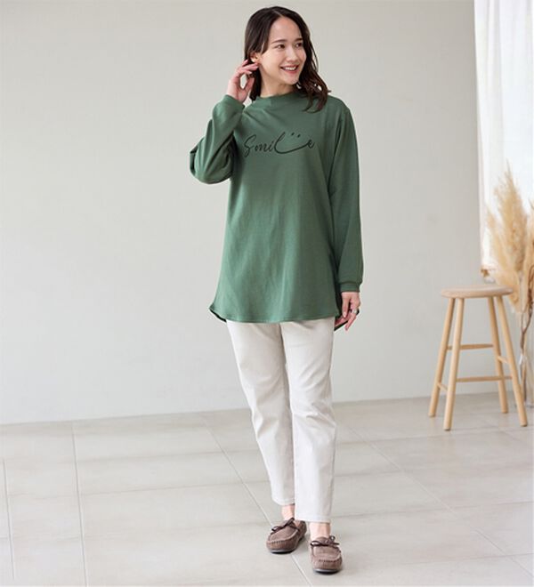 BELLUNA（ベルーナ）の「【メルティポンチ】プリントチュニック（チュニック）」｜詳細画像