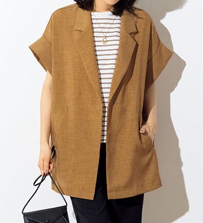 ルフラン（ルフラン）の「涼しげなベストジャケット（ベスト）」