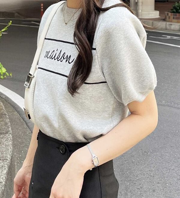 GeeRA（ジーラ）の「ロゴサマージャガードニット（ニット・セーター）」｜詳細画像