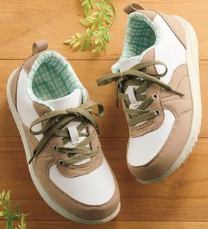 BELLUNA（ベルーナ）の「ゆったり５Ｅ配色オブリークスニーカー（スニーカー）」｜詳細画像