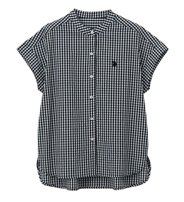 GeeRA（ジーラ）の「【ＵＳ．ＰＯＬＯ．ＡＳＳＮ】フレンチスリーブシャツ（シャツ）」｜詳細画像