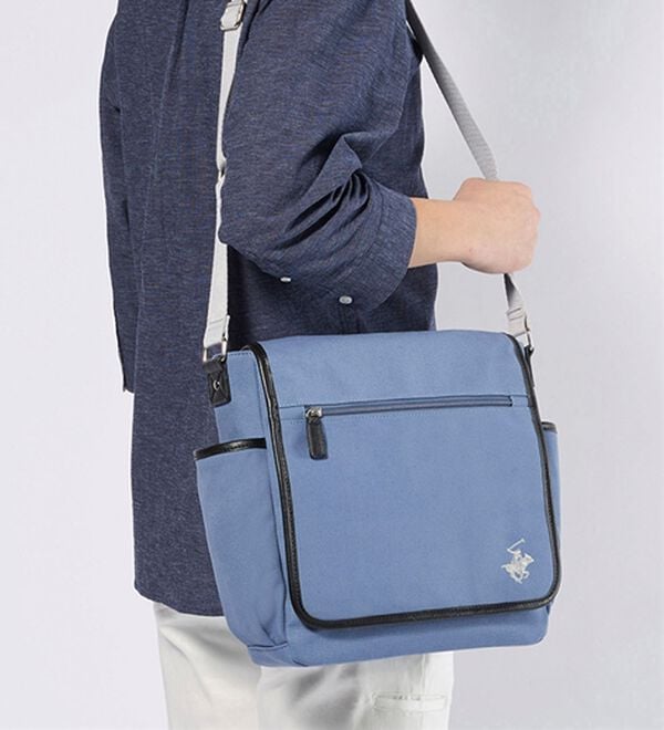 「＜ビバリーヒルズポロクラブ＞上質な帆布ショルダー（メンズショルダーバッグ）」｜詳細画像