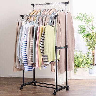 「パイプハンガーダブル（ハンガーラック）」