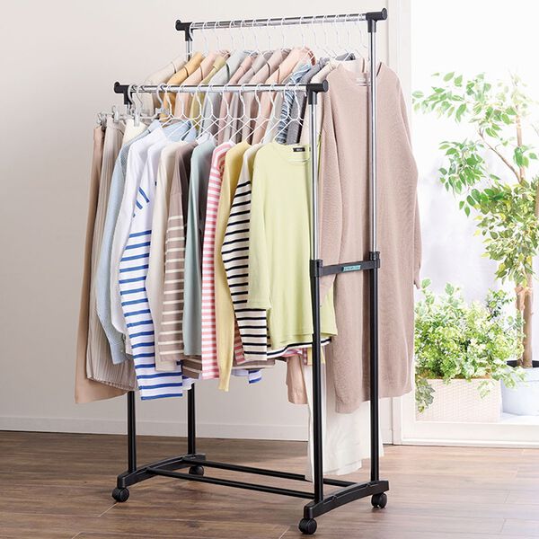 「パイプハンガーダブル（ハンガーラック）」｜詳細画像