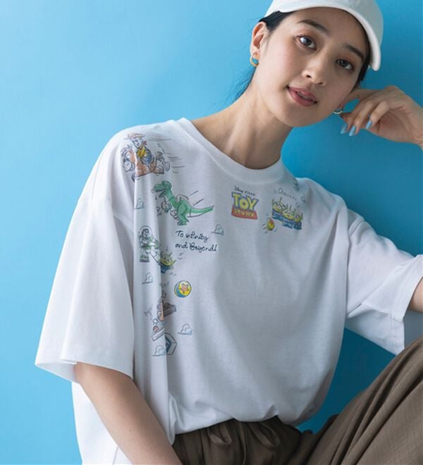 「＜Ｄｉｓｎｅｙ＞綿混素材ゆるっとＴシャツ（カットソー）」｜詳細画像