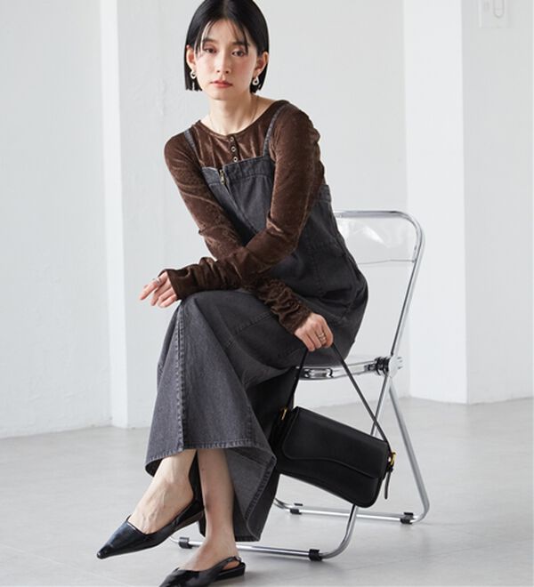 RANAN（ラナン）の「フロントジップデニムジャンスカ（その他ワンピース）」｜詳細画像