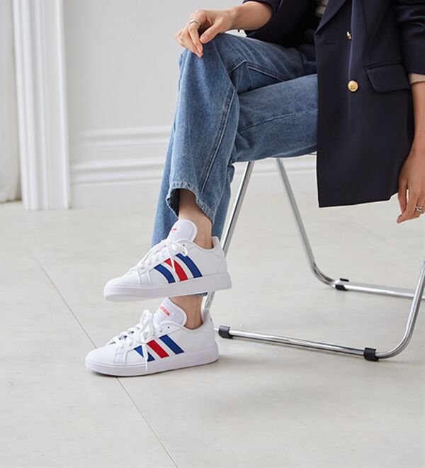 RANAN（ラナン）の「＜ａｄｉｄａｓ＞ＧＲＡＮＤＣＯＵＲＴＢスニーカー（スニーカー）」｜詳細画像