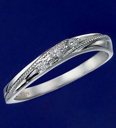 BELLUNA（ベルーナ）の「純プラチナダイヤミル打ち風リング（リング）」