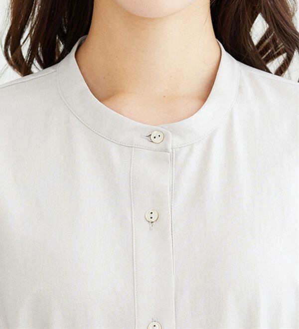 BELLUNA（ベルーナ）の「箔プリント麻調グリッターワンピース（その他ワンピース）」｜詳細画像