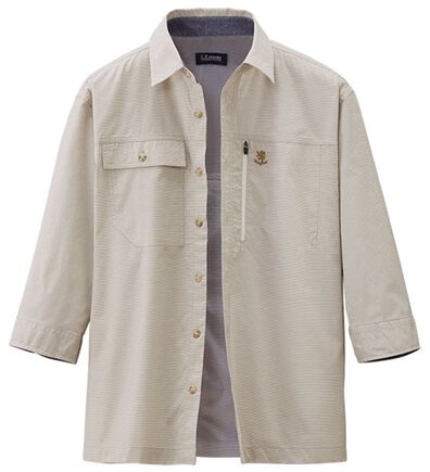 「＜Ｕ．Ｐレノマ＞大人の涼感７分袖シャツジャケット（メンズジャケット）」