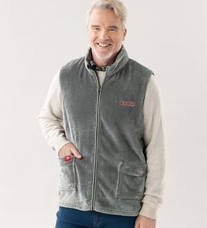 「【２色組】＜着るホカロン＞ふんわりポカポカベスト（メンズベスト）」｜詳細画像