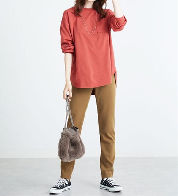 BELLUNA（ベルーナ）の「あったか！裏フリースストレッチパンツ（フルレングスパンツ）」｜詳細画像