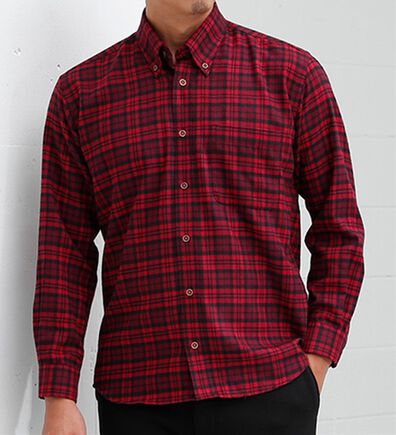 「＜バイロフト（Ｒ）＞カシミヤタッチネルシャツ（メンズシャツ）」