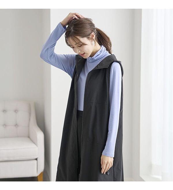 BELLUNA（ベルーナ）の「なめらかテンセル（ＴＭ）繊維ストレッチプルオーバー（カットソー）」｜詳細画像