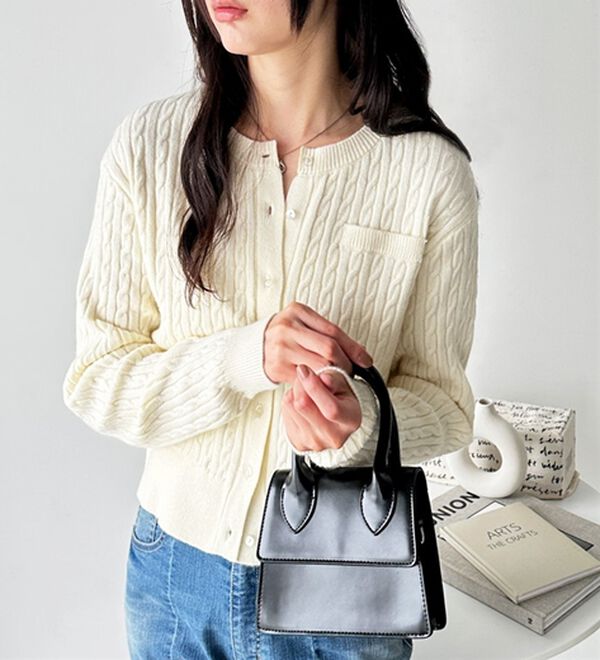 GeeRA（ジーラ）の「ミニケーブルニットカーディガン（その他カーディガン）」｜詳細画像