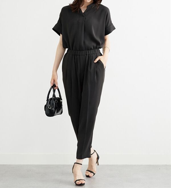 BELLUNA（ベルーナ）の「〈オフィス対応〉テーパードパンツ（テーパードパンツ）」｜詳細画像