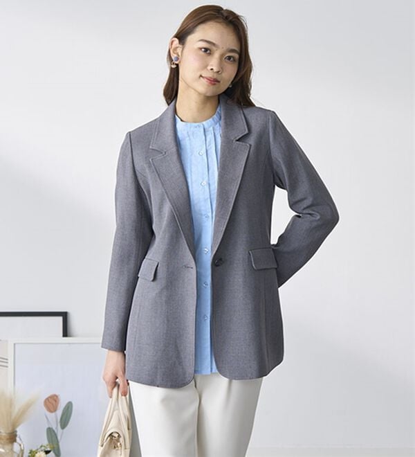 BELLUNA（ベルーナ）の「＜楽スタフィット＞シリーズ（ジャケット・パンツ・ベスト）（フルレングスパンツ）」｜詳細画像