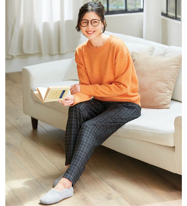 LAVIENNE（ラヴィエンヌ）の「裏シャギーであったか！らくちんジャージパンツ（その他パンツ）」｜詳細画像